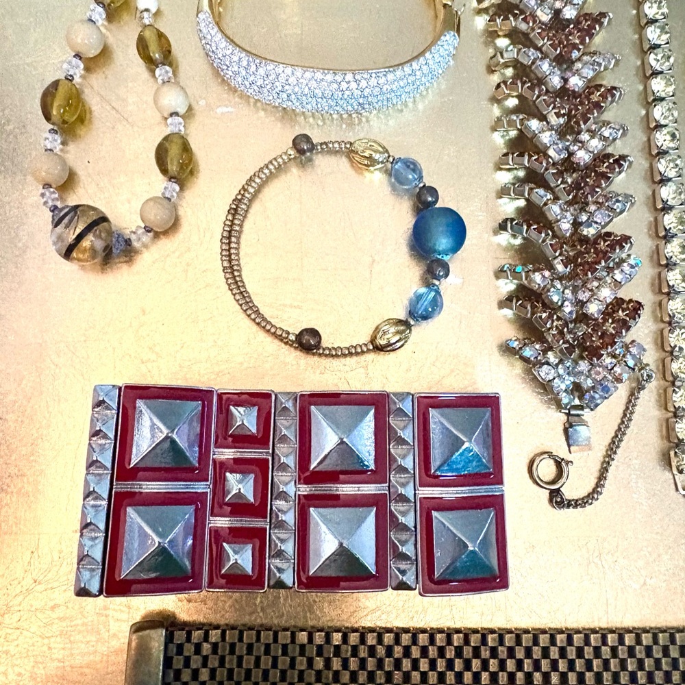Vintage Bracelets Lot of 17 pieces ! - Picture 4 of 7